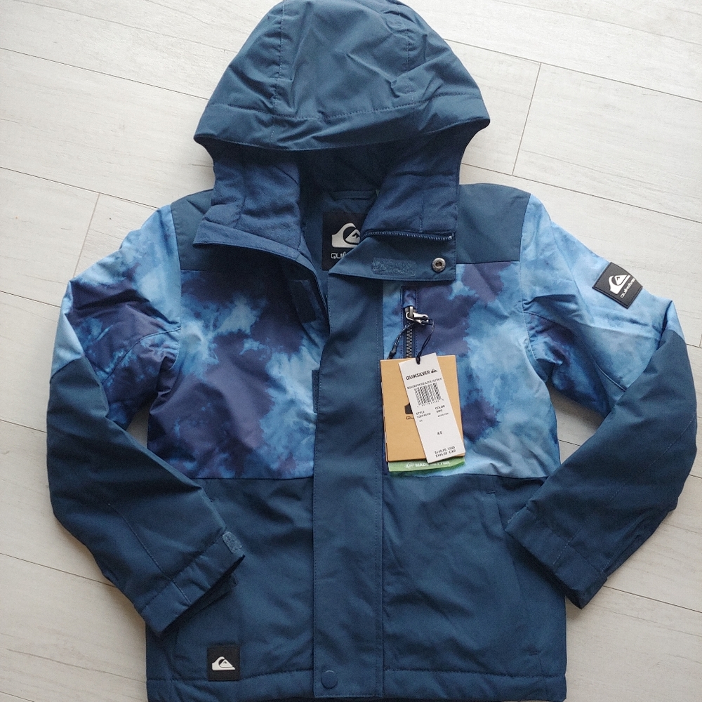 Quiksilver NEW Mission Print Block Snow Jacket